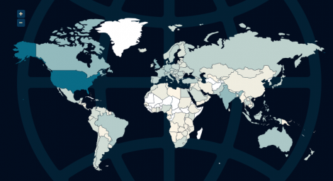 This is a map of 2012 web traffic on ChristopherWink.com as displayed by WordPress. Random web traffic from 160 countries really doesn't matter much, as a lot of it is probably meaningless image search results, but it's a pretty map.